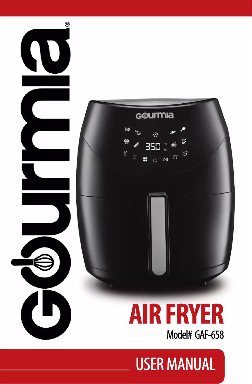 Page 1 of the manual User Manual Gourmia GAF658