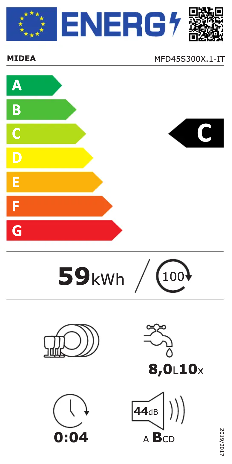 First page image of the manual for MFD45S300X.1-IT