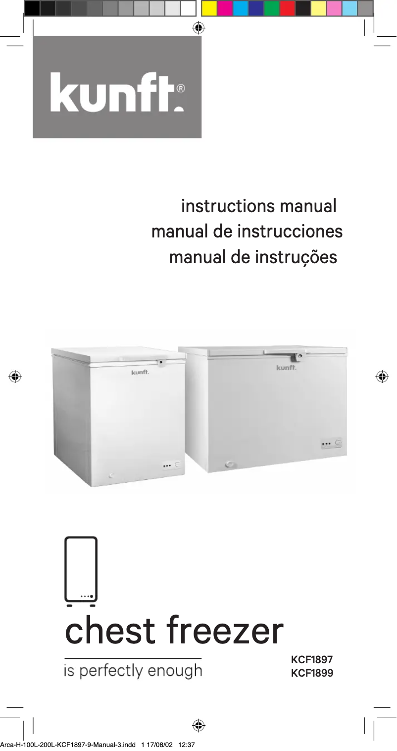 Image de la première page du manuel de l'appareil KCF1899