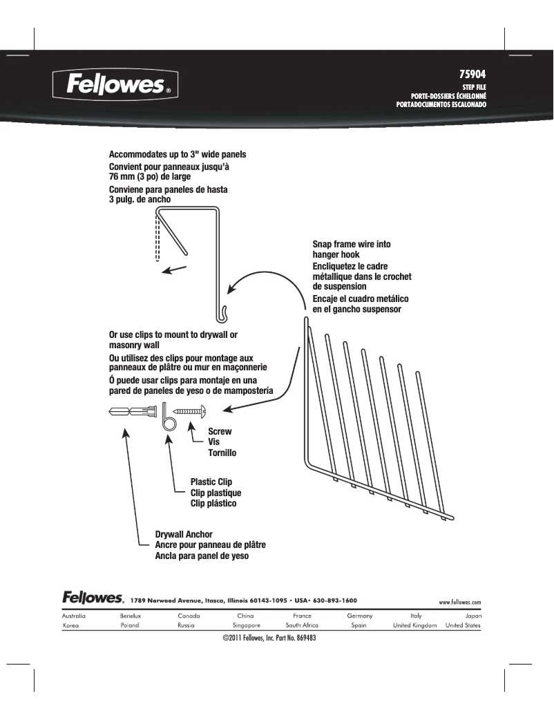 First page image of the manual for 75310