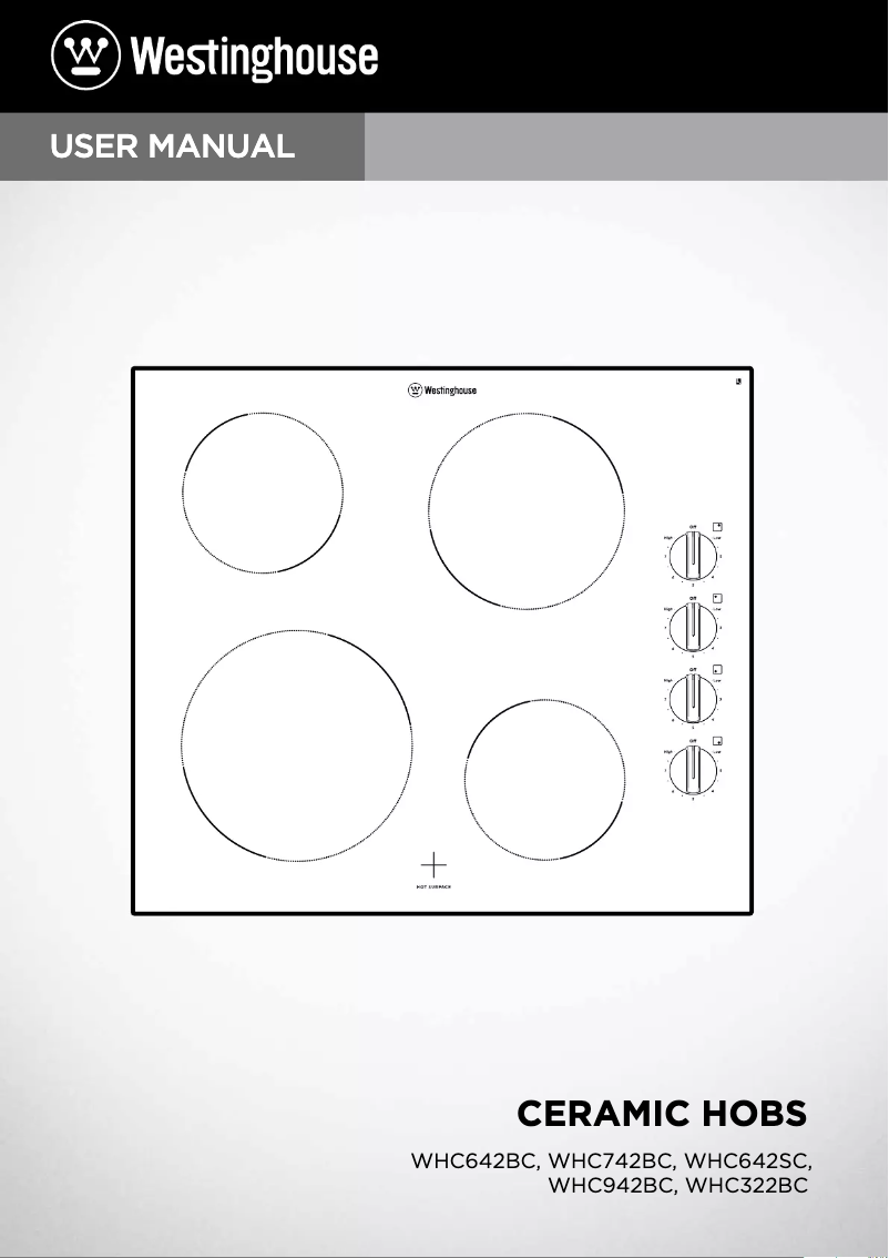 First page image of the manual for WHC642SC