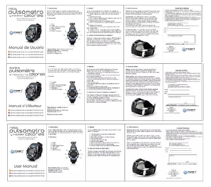 First page image of the manual for DE.00.0002.00