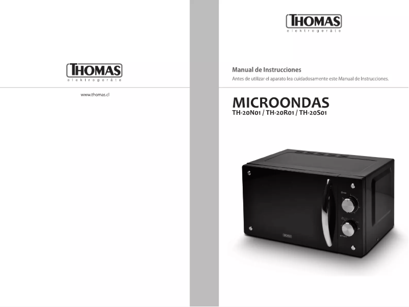 First page image of the manual for TH-20S01