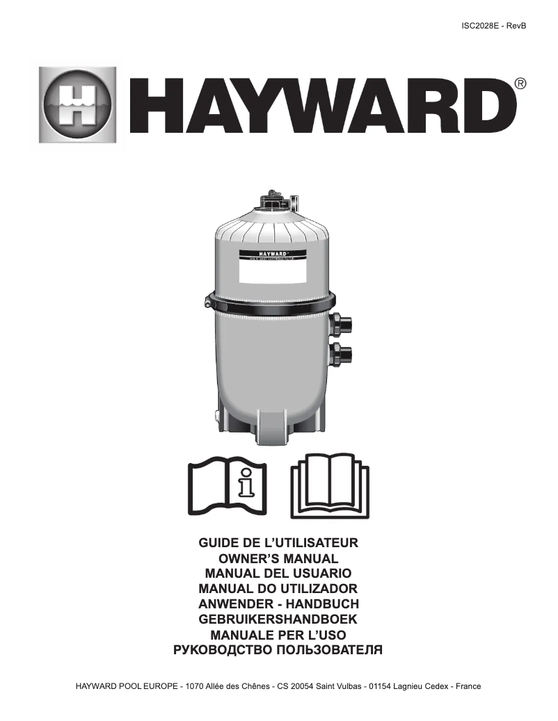 Page 1 of the manual User Manual Hayward Swimclear C7030EURO