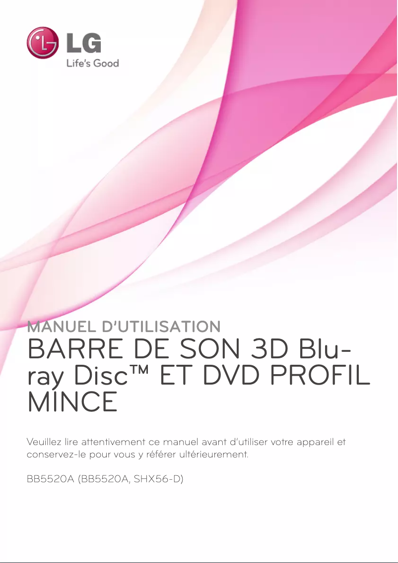 First page image of the manual for BB5520A