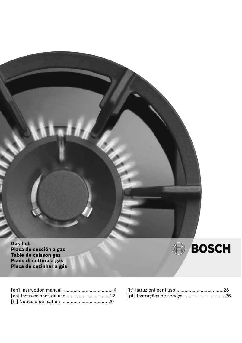 Page 1 of the manual User Manual Bosch Serie 6 PCP615B80Z