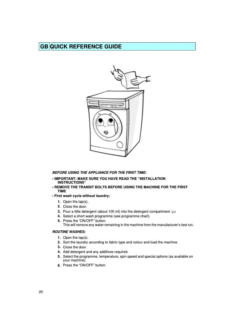 First page image of the manual for AWM 381