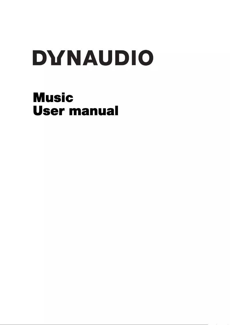 First page image of the manual for Music 7