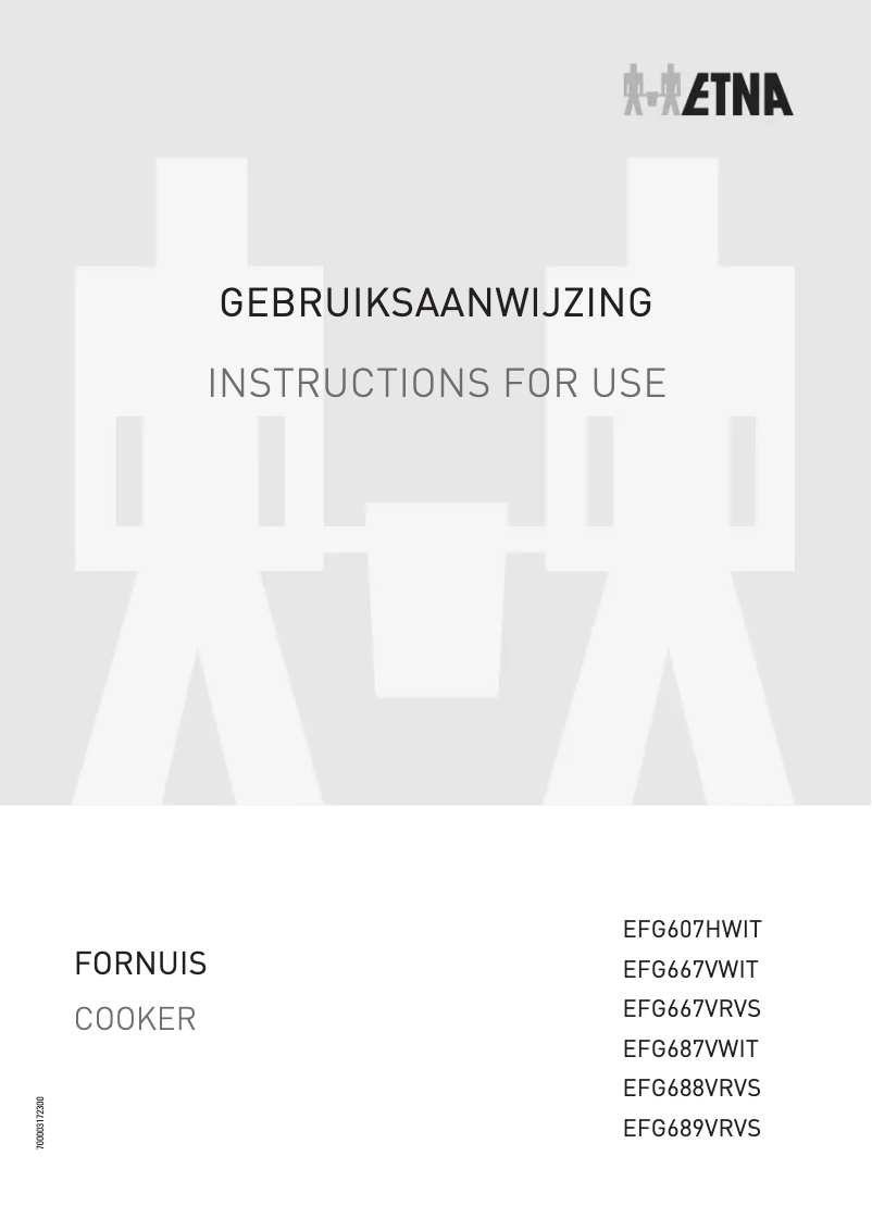 Page 1 of the manual User Manual Etna EFG689VRVS