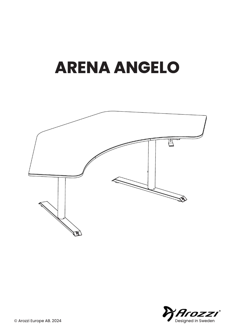 Page 1 of the manual User Manual Arozzi Arena Angelo