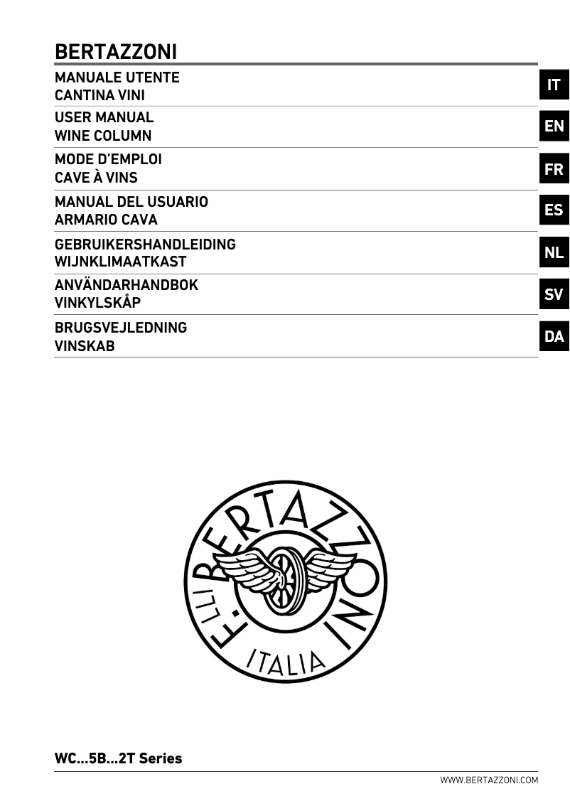 First page image of the manual for WC455BRX2T