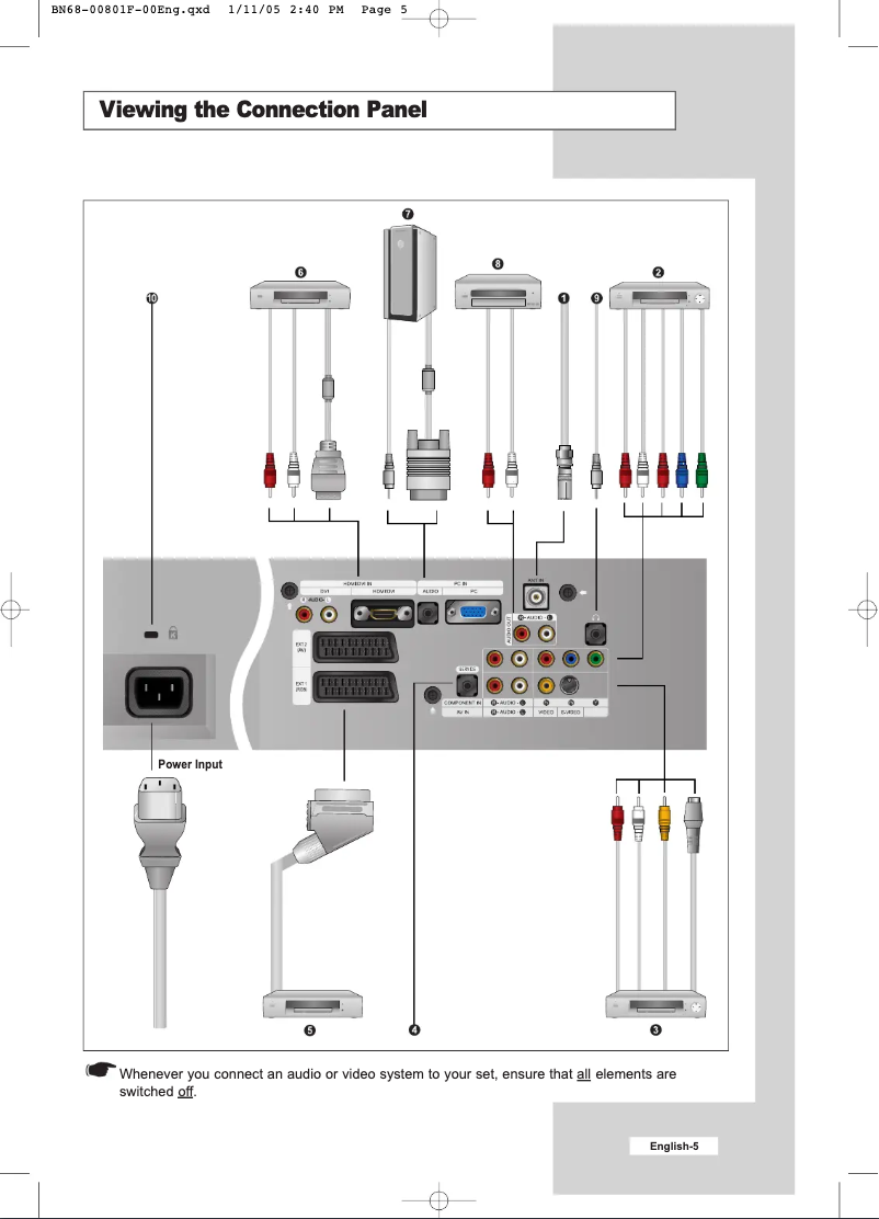 Page 1 of the manual Installation Guide Samsung LE40R51B
