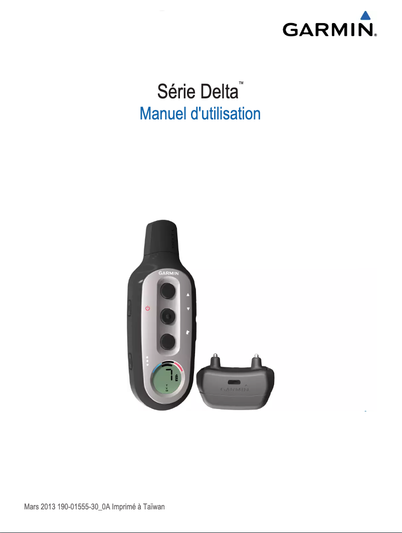 Page 1 of the manual User Manual Garmin Delta Sport