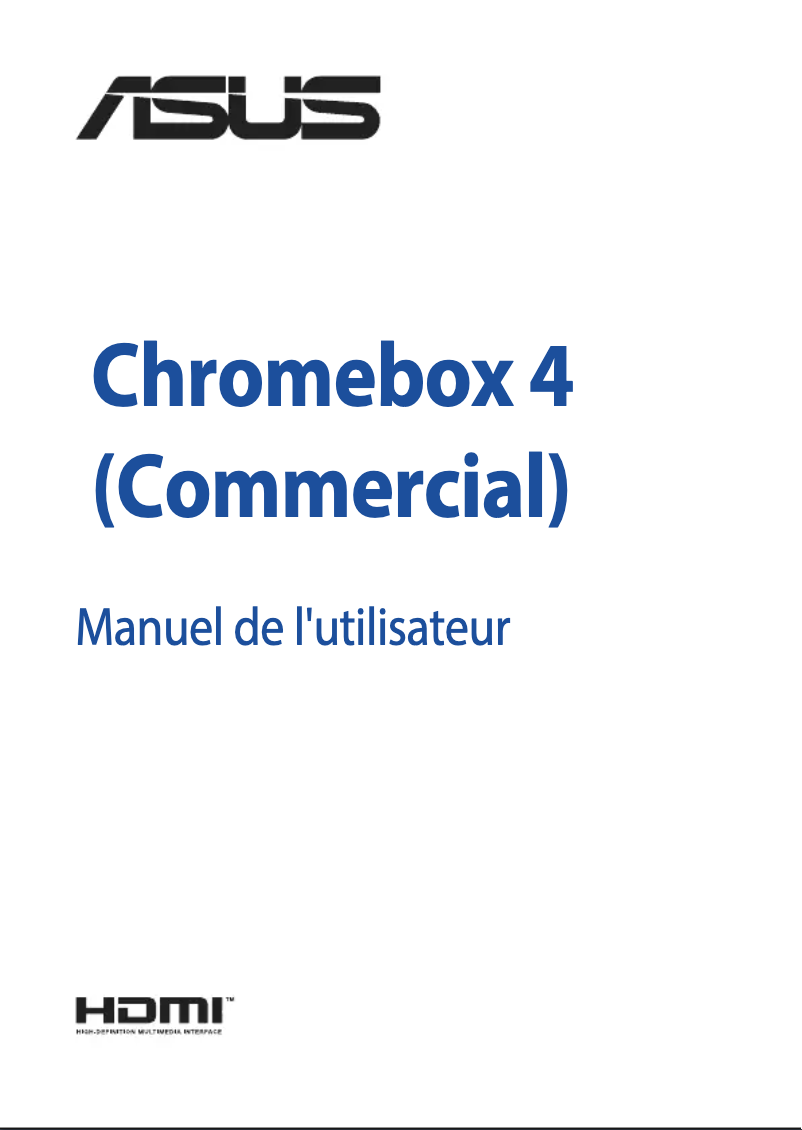 Page 1 of the manual User Manual Asus Chromebox 4
