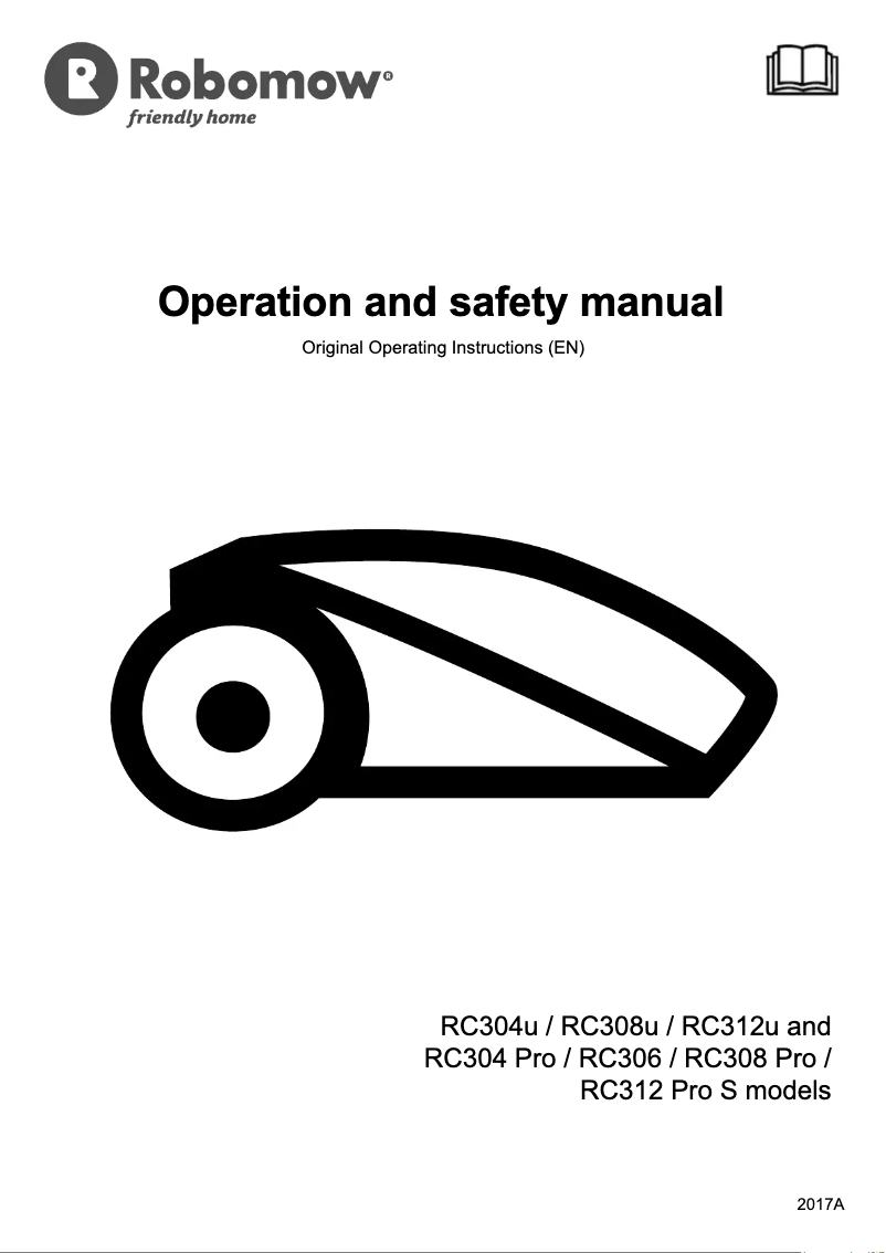 Page 1 of the manual User Manual Robomow RC308u