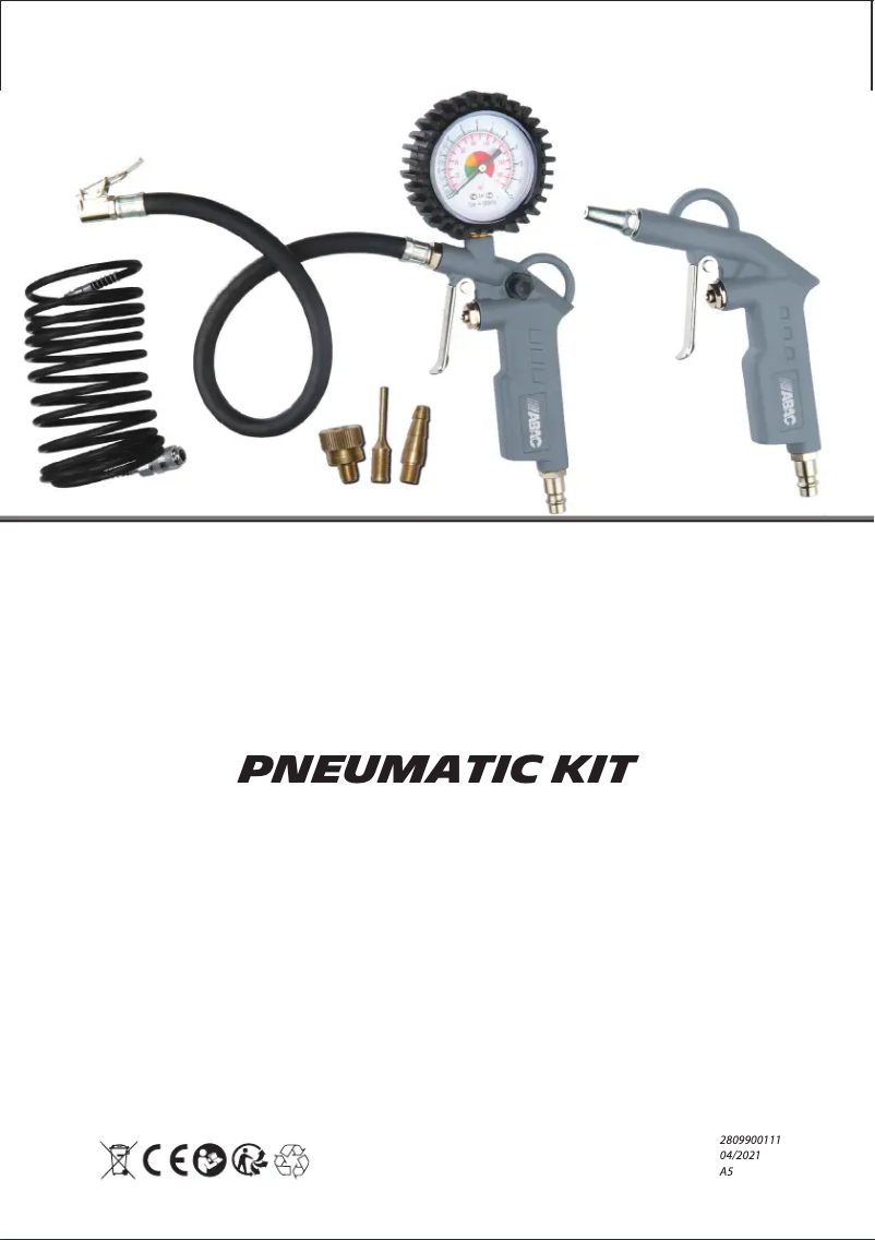 Page 1 of the manual User Manual Abac G-813