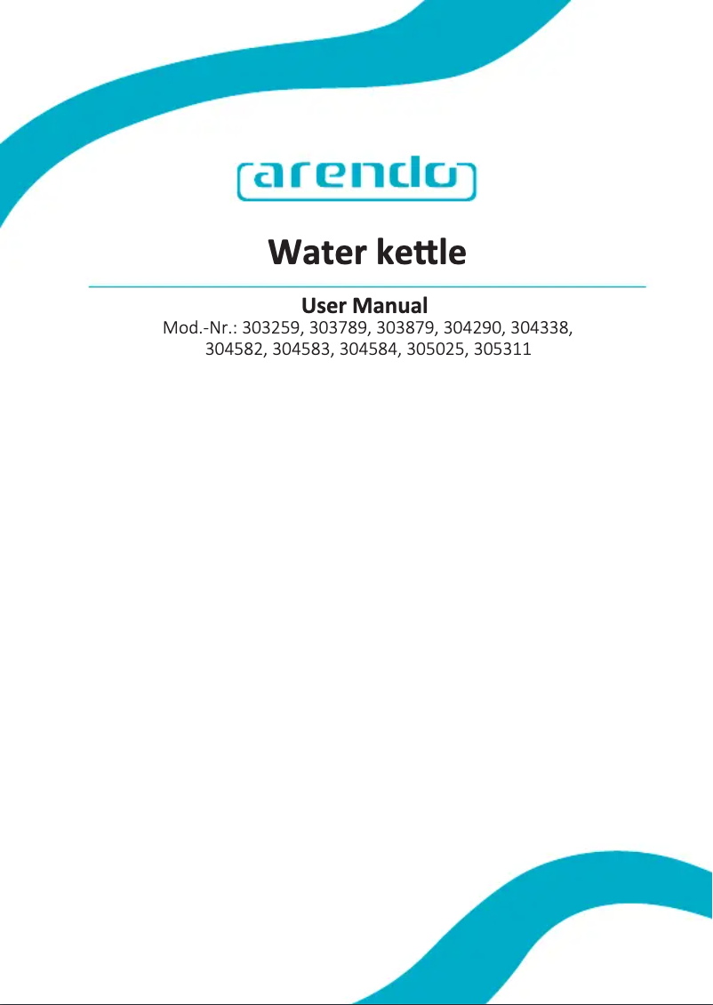 First page image of the manual for Elegant 303259