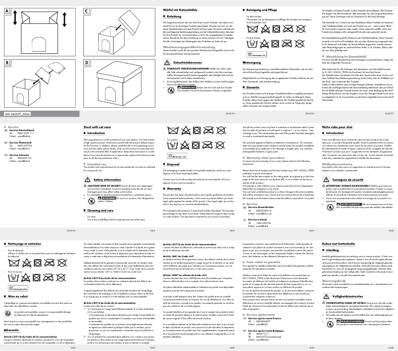 First page image of the manual for HG04382A