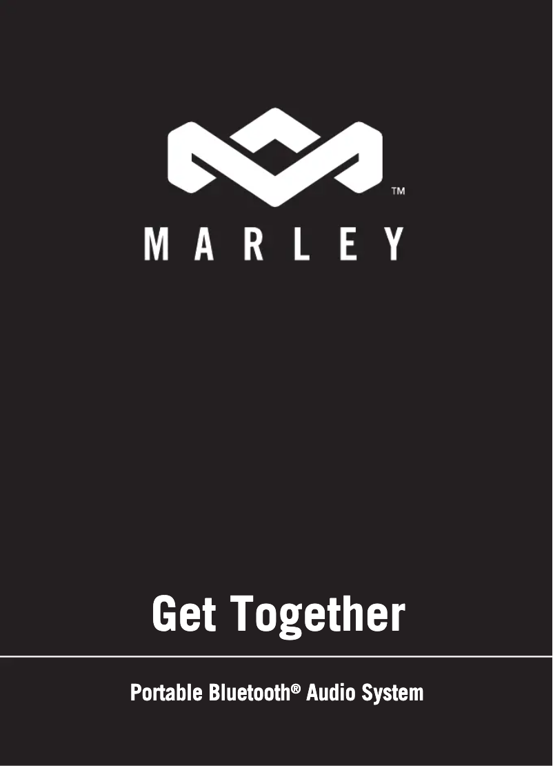 Page 1 of the manual User Manual House of Marley Get Together EM-JA006