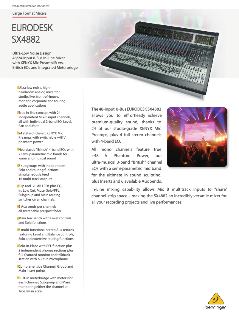 Image de la première page du manuel de l'appareil Eurodesk SX4882