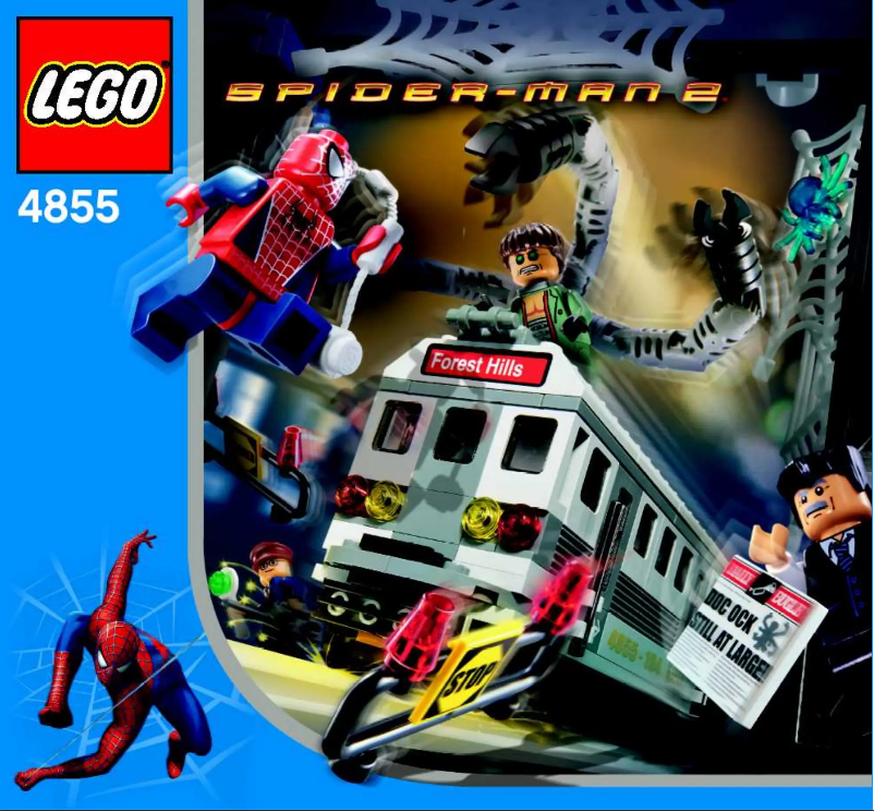 Page 1 of the manual User Manual Lego Spiderman 4855