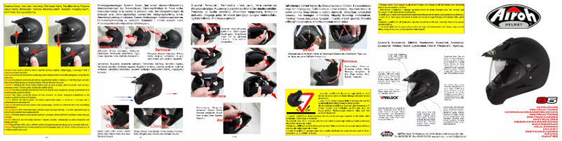 Page 1 of the manual User Manual Airoh S511