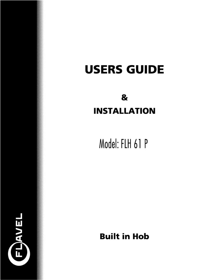 First page image of the manual for FLH61PX