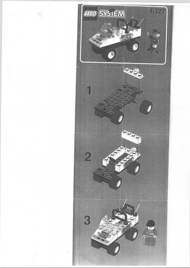 Page 1 of the manual User Manual Lego City 6327