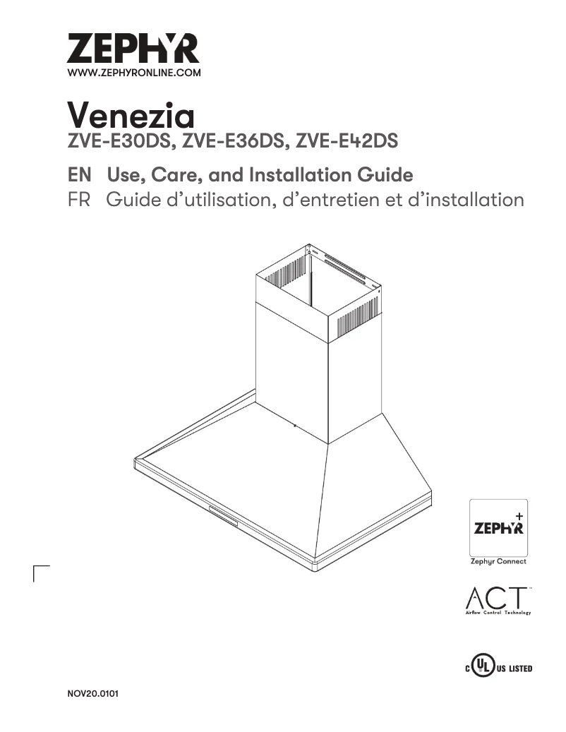 First page image of the manual for ZVE-E36DS