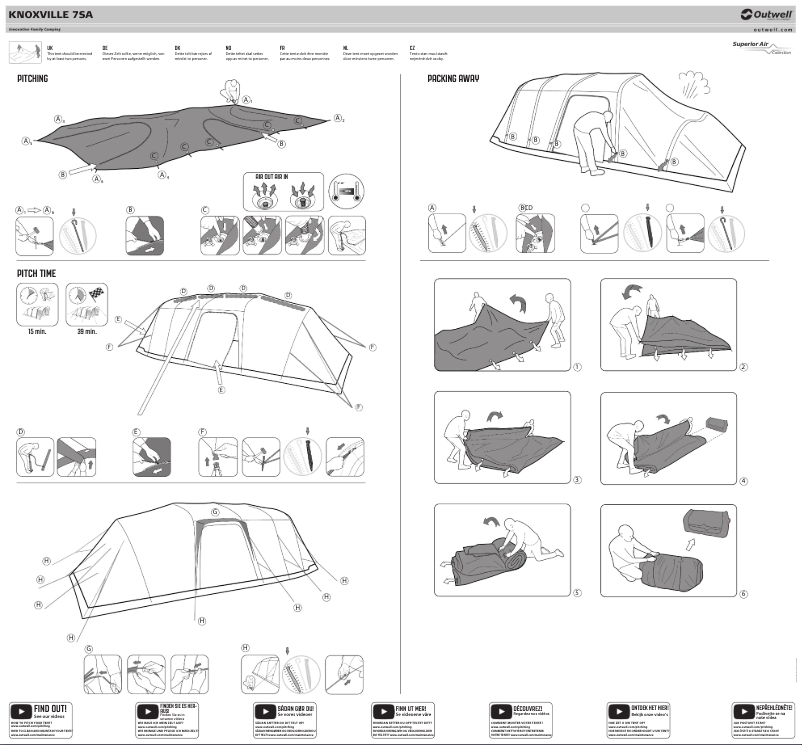 First page image of the manual for Knoxville 7SA