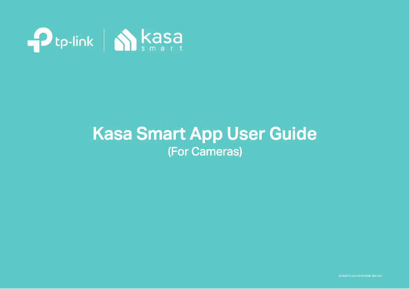 Page 1 of the manual User Manual TP-Link Kasa Spot Pan Tilt EC70