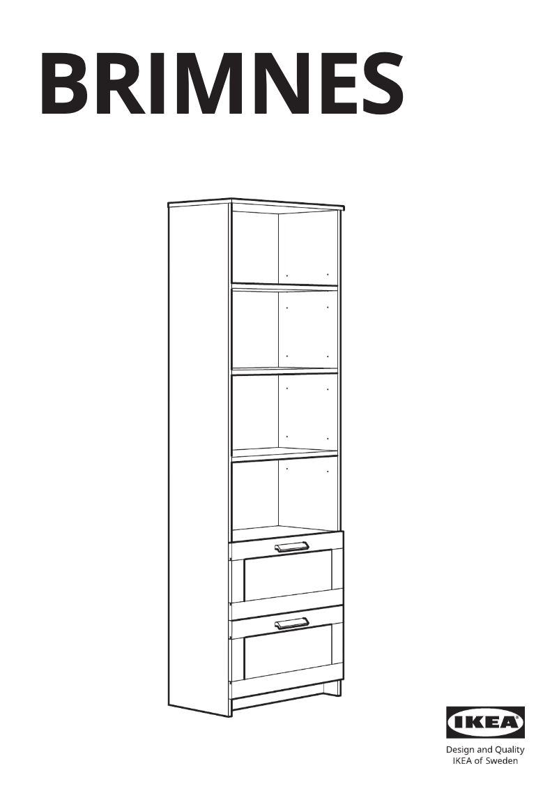 First page image of the manual for BRIMNES 403.012.23