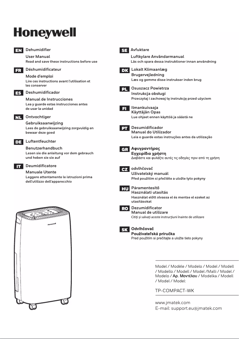 First page image of the manual for TL-Compact