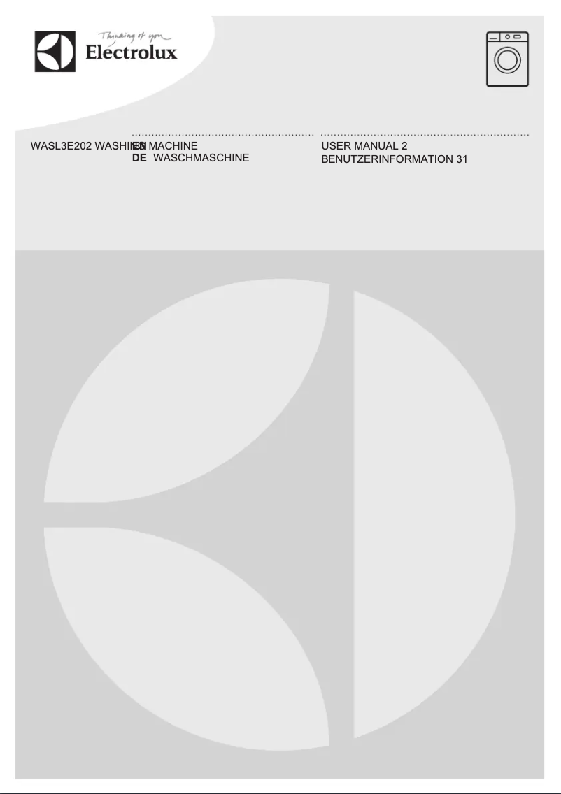 First page image of the manual for WASL3E202