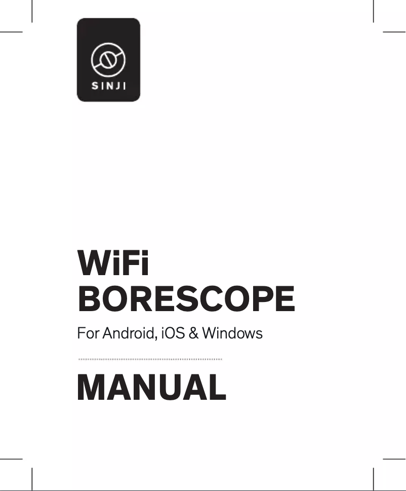 First page image of the manual for Wifi Borescope