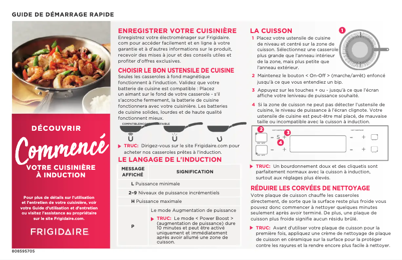 Page 1 of the manual User Manual Frigidaire FGIF3036TD