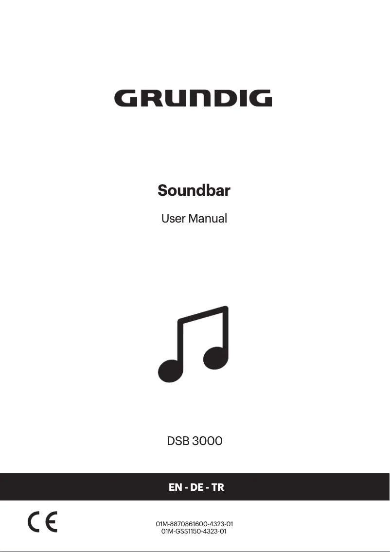First page image of the manual for DSB 3000