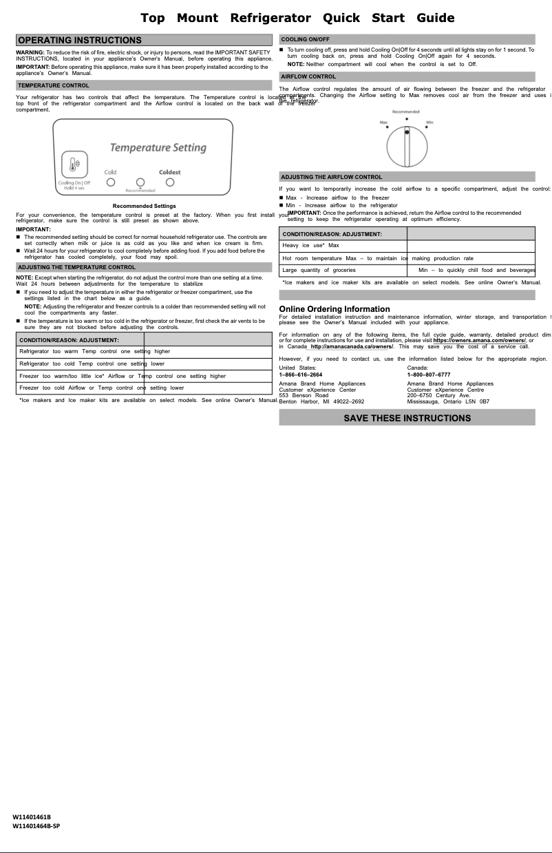 First page image of the manual for ART308FFDB