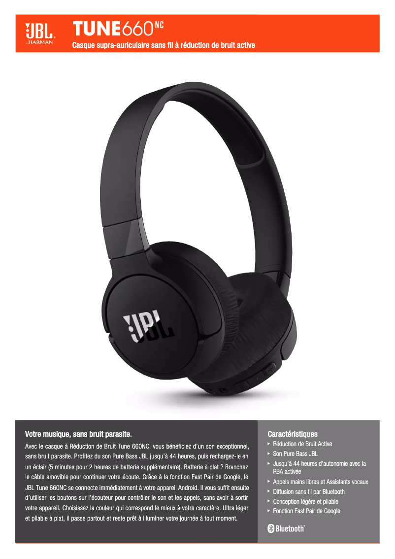 First page image of the manual for Tune 660NC