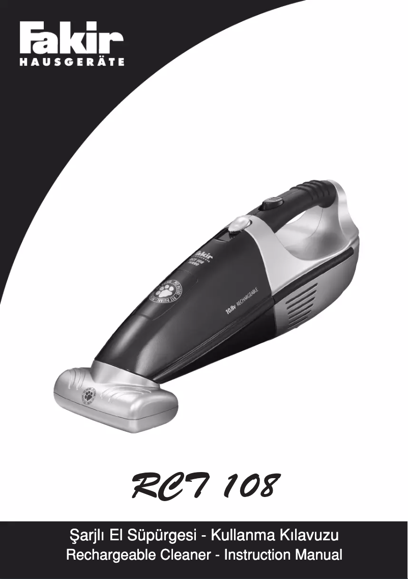 First page image of the manual for RCT108