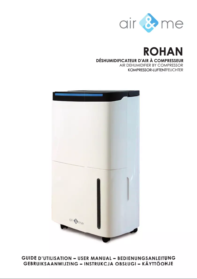 Page 1 of the manual User Manual Air&Me Rohan