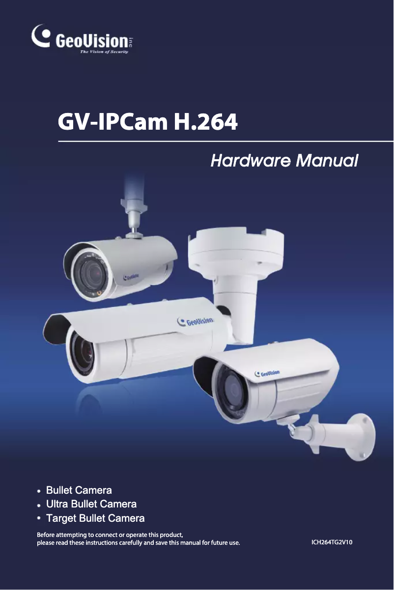 First page image of the manual for GV-BL320D