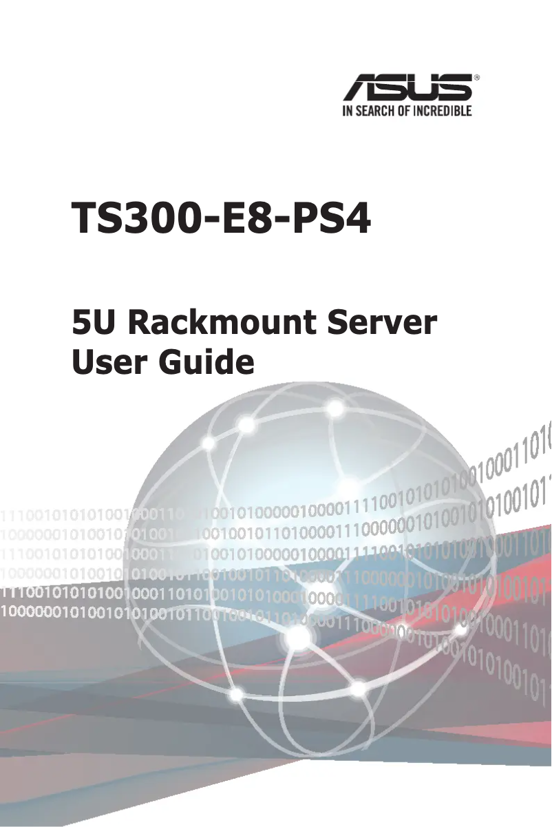 Page 1 of the manual User Manual Asus TS300-E8-PS4