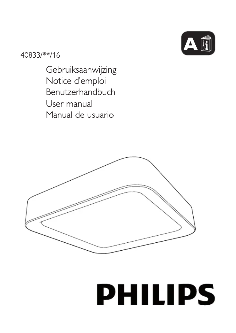 First page image of the manual for Ledino 408333116 ceiling lighting
