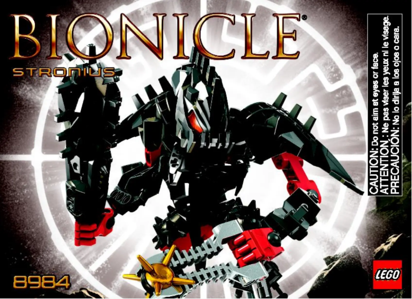 Page 1 of the manual User Manual Lego Bionicle 8984