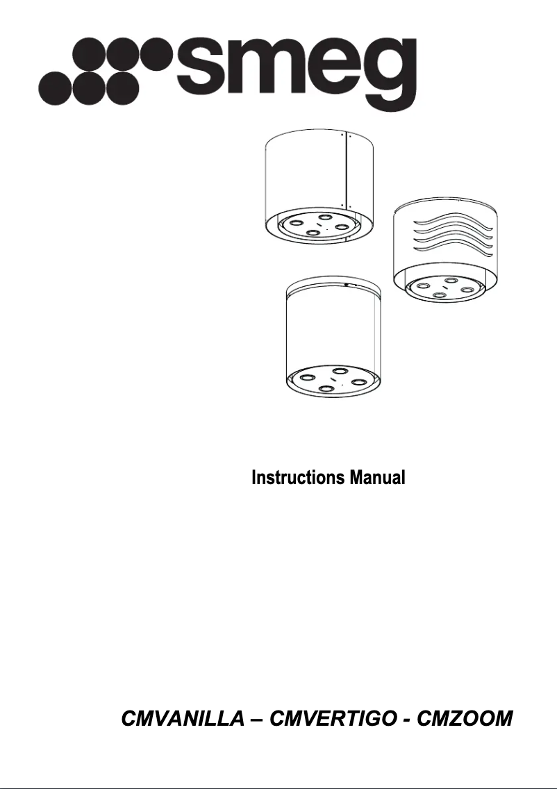 Page 1 of the manual User Manual Smeg CMZOOM