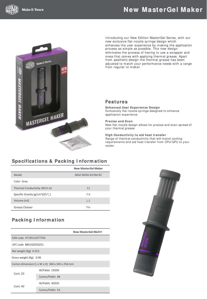 First page image of the manual for MGZ-NDSG-N15M-R1