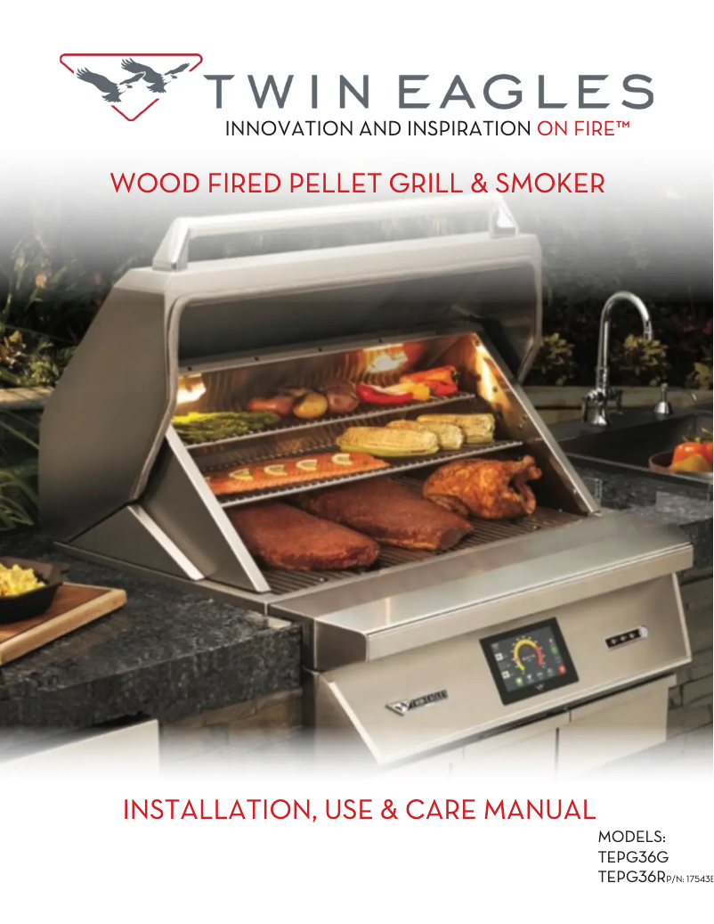 First page image of the manual for TEPG36G