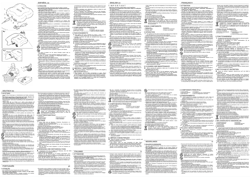 Image de la première page du manuel de l'appareil CC-8980