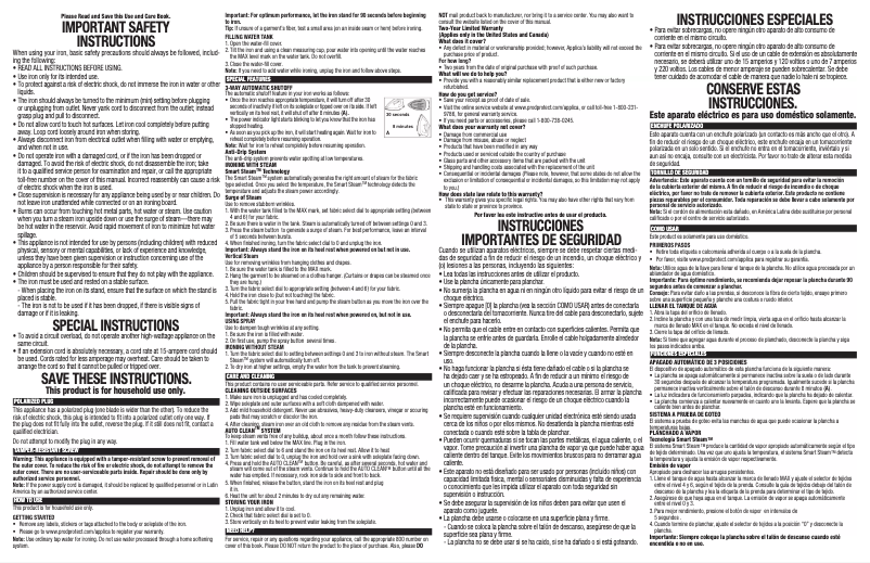 Image de la première page du manuel de l'appareil IR08X